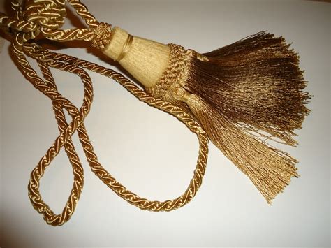 Decorative Antique Gold Tassel Tieback 9 Inch Tassel Elegant European Style Etsy