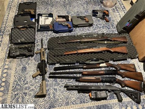 armslist for sale large gun collection for sale