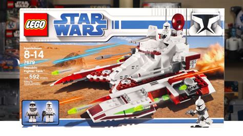 Lego Star Wars 7679 Republic Fighter Tank Review 2008 Youtube