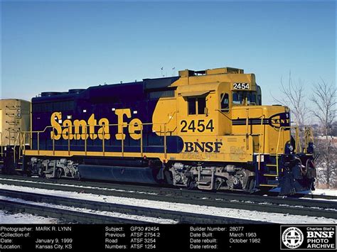 The Bnsf Photo Archive Gp30 2454