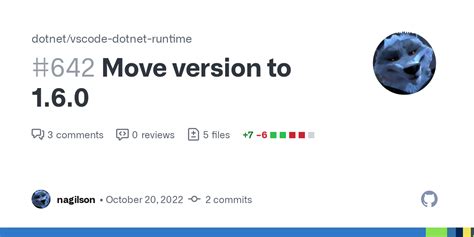 Move Version To By Nagilson Pull Request Dotnet Vscode Hot Sex Picture
