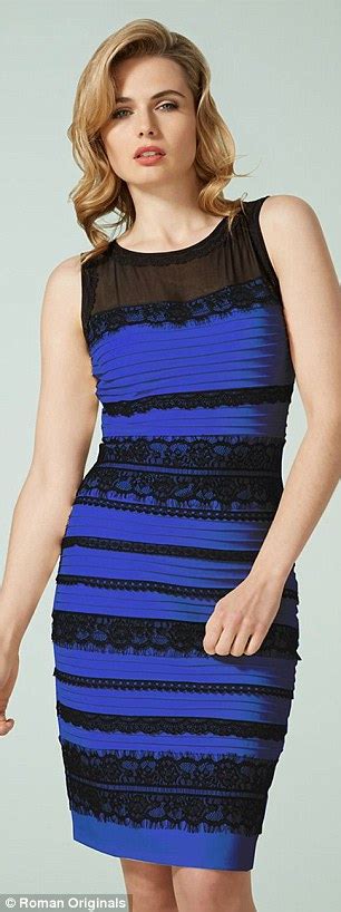 See more ideas about blue and gold dress, blue gold, couture embroidery. Optical illusion dress inspires Halloween outfit in blue ...