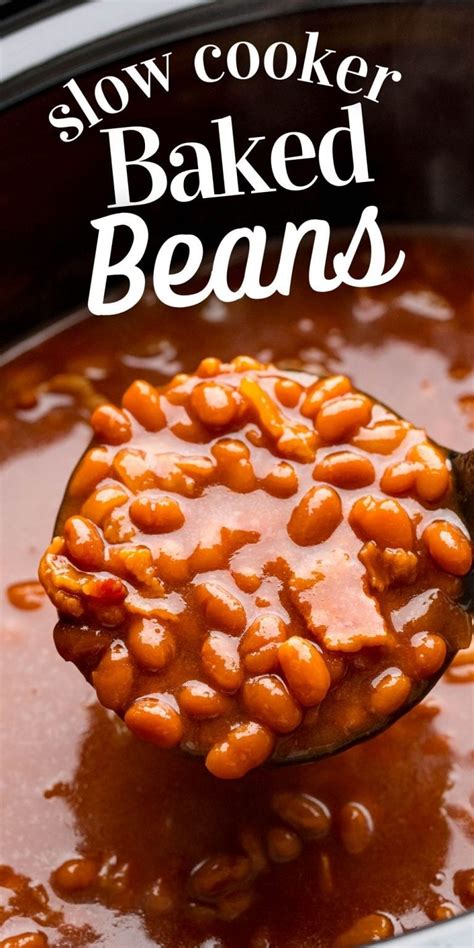 The Best Slow Cooker Baked Beans Recipe Sweet Cs Designs