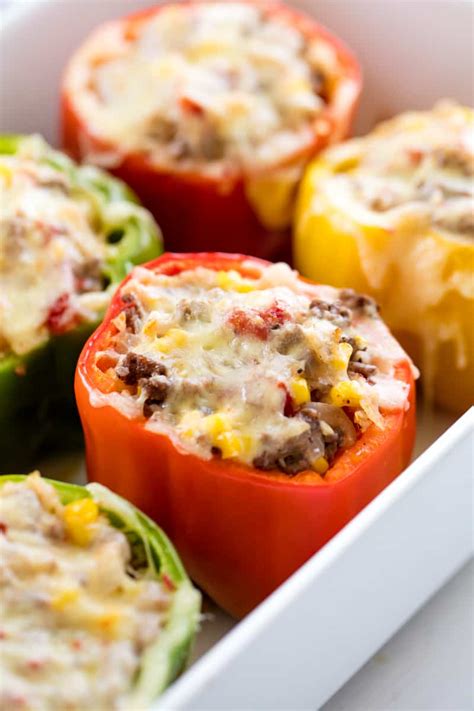 The Most Satisfying Stuffed Peppers Ground Beef Easy Recipes To Make