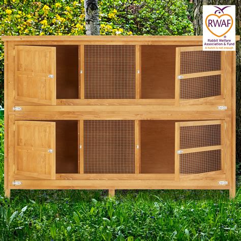 Home And Roost 6ft Chartwell 2 Tier Rabbit Hutch For Keeping Your Pets