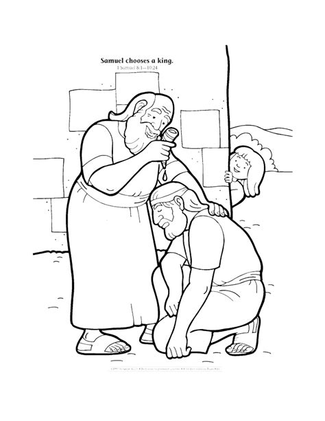 Samuel Bible Story Coloring Pages
