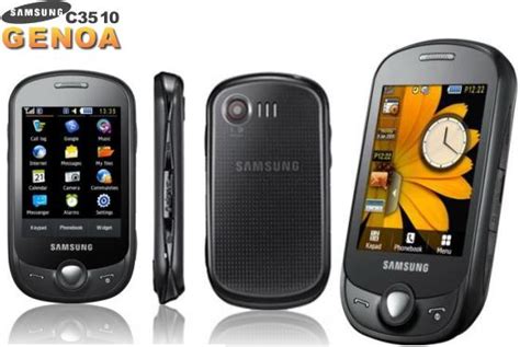 Samsung C3510 Genoa Modern Black Is A Touchscreen Phone That Helps You