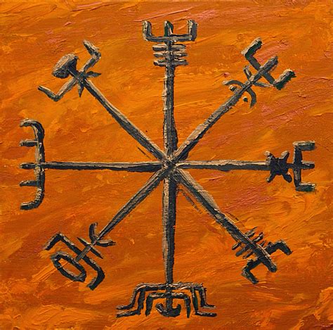 Vegvísir Vikings Used To Carve This Symbol Onto Their Foreheads Before