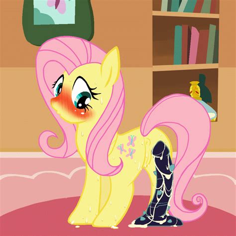 rule 34 animated anus blush cum cutie mark dildo female fluttershy mlp friendship is magic