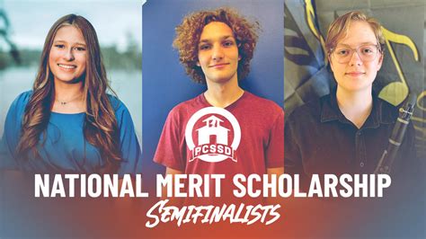Three Pcssd Students Named National Merit Scholarship Semifinalists