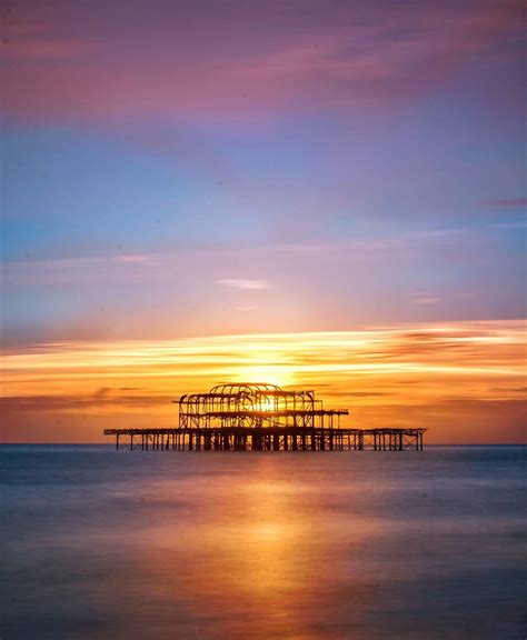 Sunset At Brighton West Pier Always Love This Spot This I Flickr