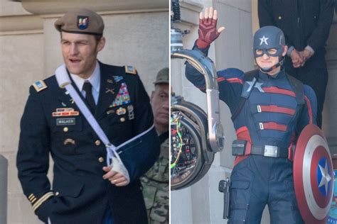 Chris evans, scarlett johansson, anthony mackie and others. Wyatt Russell spotted filming 'The Falcon and the Winter ...