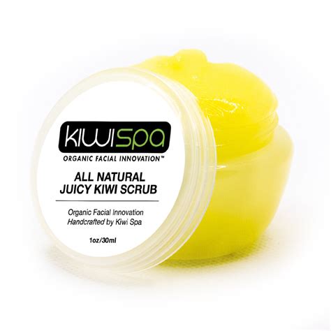All Natural Juicy Kiwi Scrub Natural Skin Care Vegan Face Scrub
