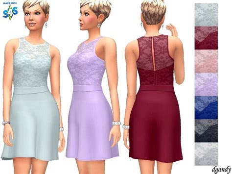 Dress 20200616 By Dgandy At Tsr Sims 4 Updates