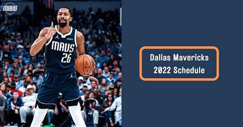 What Is The Dallas Mavericks Schedule For 2022 2023 Ot Sports