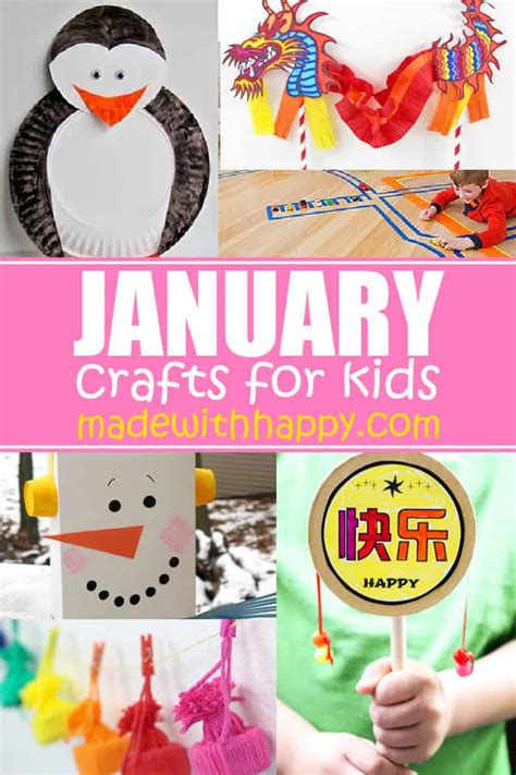 January Craft For Kids Winter Crafts Chinese New Years Crafts And More