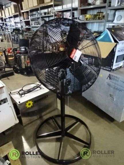 Dayton 2rdz6 24in Oscillating Pedestal Fan Roller Auctions
