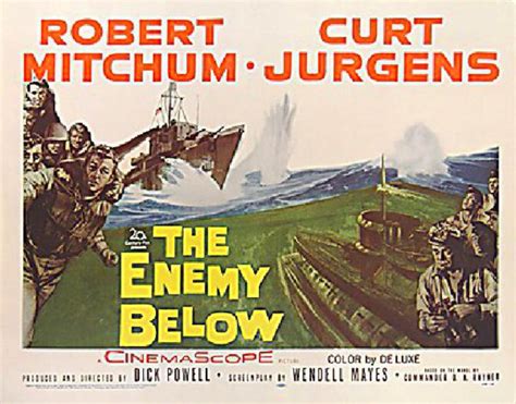 The Enemy Below 1958 Us Half Sheet Poster Posteritati Movie Poster