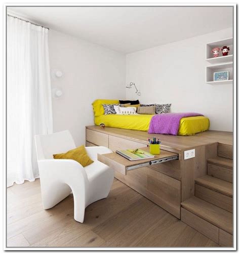 Simply place the mattress directly on the platform bed to complete. Pin on O's Room Ideas