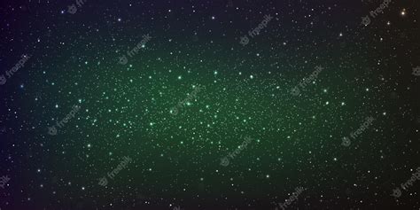 Fondo De Universo De Estrellas Horizontales De Astrología Vector Premium