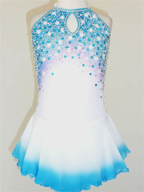 Beautiful And Lovely Ice Skating Dress Size Girls Medium Figure Skating