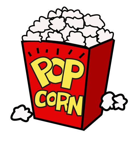 Popcorn Black And White Popcorn Clip Art Free Wikiclipart