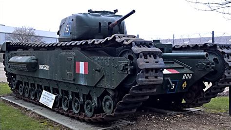 Preserved British Churchill Mkii A22 Infantry Tank