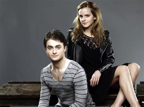 Emma Watson With Daniel Radcliffe Daniel Radcliffe Emma Watson Wallpaper Fanpop