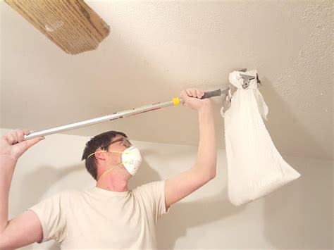 Make sure to soak ceiling first with. Scraping Popcorn Ceilings - the dirty details