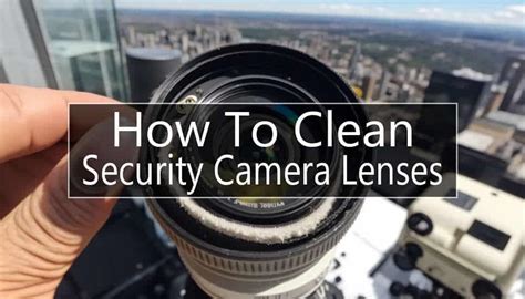 How To Clean Security Camera Lenses Tips And Techniques SecurityBros