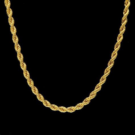 10k Solid Gold Rope Chain Dailysale