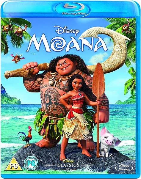 Moana Blu Ray 2016 Amazonca Aulii Cravalho Dwayne Johnson Dvd