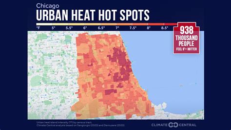 Urban heat islands: Map shows the hottest neighborhoods in US cities