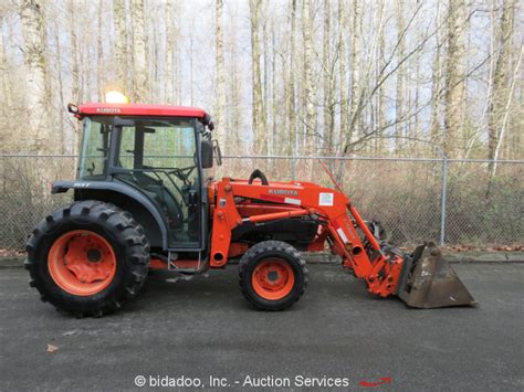 2006 Kubota L5030d 4wd Utility Ag Tractor Loader 50hp Diesel Heated Cab