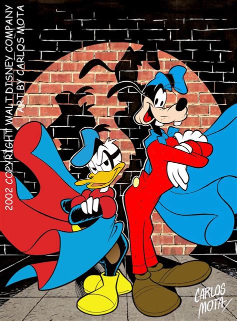Donald Duck And Goofy By Carlosmota On Deviantart Donald Duck Comic