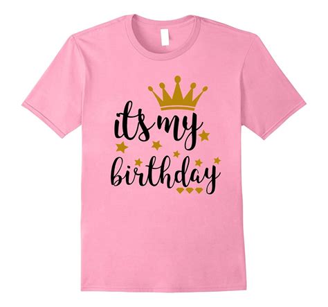 Its My Birthday Shirt For Women Teens Girls Black And Gold Rt