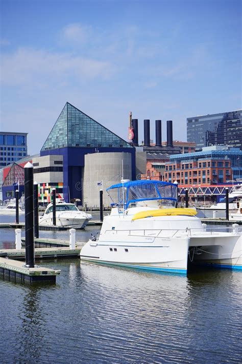 Baltimore Inner Harbor Dock Editorial Image Image Of Business