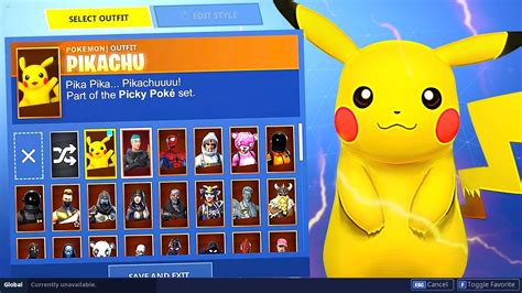 Fortnite New Pikachu Skin Hack Battle Royale Custom Skin Mod