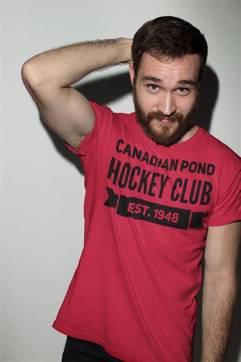 Hockey T Shirt Canadian Pond Hockey Club Unisex Jersey Short Etsy Fun