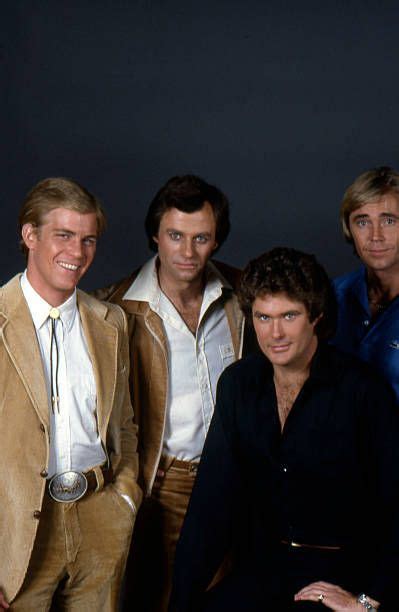 Steven Ford Tristan Rogers David Hasselhoff And Dennis Cole Of The