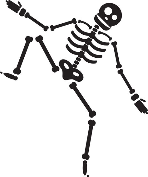 Happy Halloween Skeleton Vector Illustration 4577590 Vector Art At Vecteezy