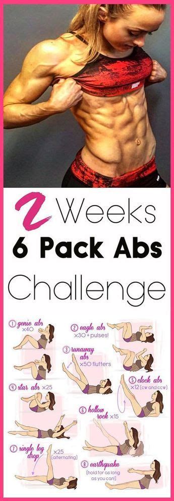 Weeks To Pack Abs Ab Workout Challenge Pack Abs Workout Abs