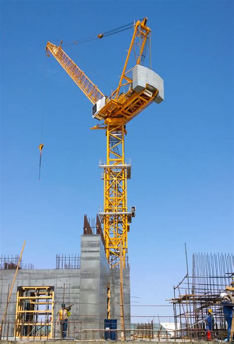 Four Liebherr Tower Cranes Building The Tallest Building In The World