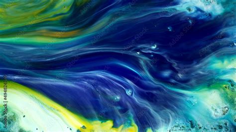 Fluide Liquide Art Acrylic Oil Paints Texture Backdrop Abstract Mixing