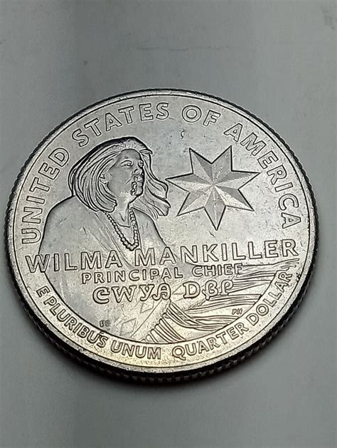 2022 P Wilma Mankiller Quarter Major Face Error Reverse Ebay