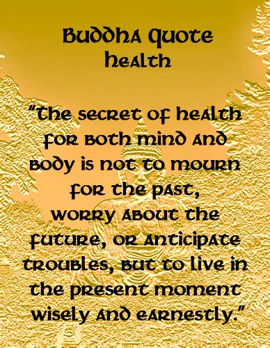 Buddhist Quotes On Health Quotesgram
