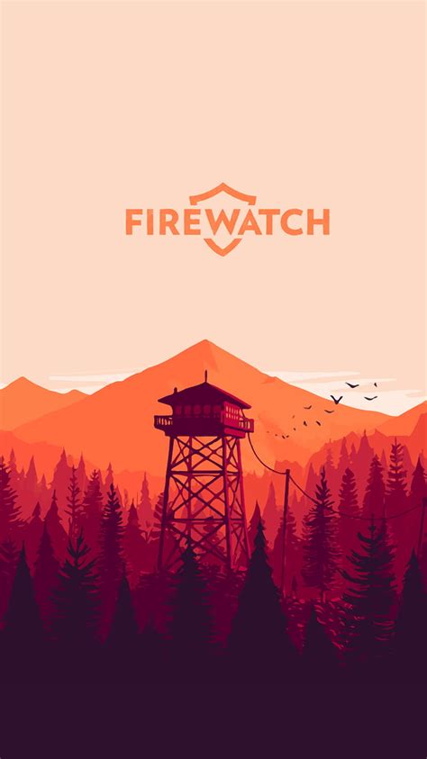 Firewatch Forest Game Grunge Indie Minimal Minimalism Nature Hd