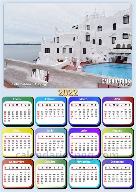 Calendario 2022 Uruguay Para Imprimir Gratis Zona De Informaci N Aria Art