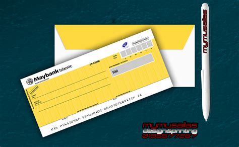 Maybank — simply reject a qualified cheque. MUSALLAS | Online Design & Printing : Packaging, Sticker ...