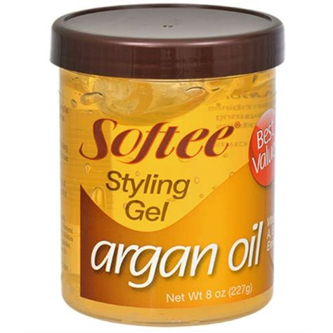 Softee Argan Oil Styling Gel 8 Oz Pack Of 3